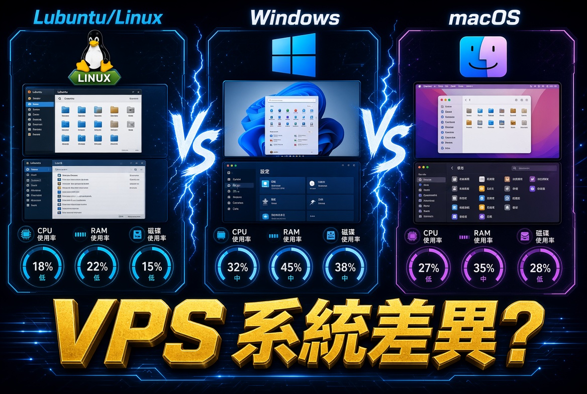VPS 系統怎麼選？Debian、Ubuntu、Rocky Linux 與 Windows Server 實測比較